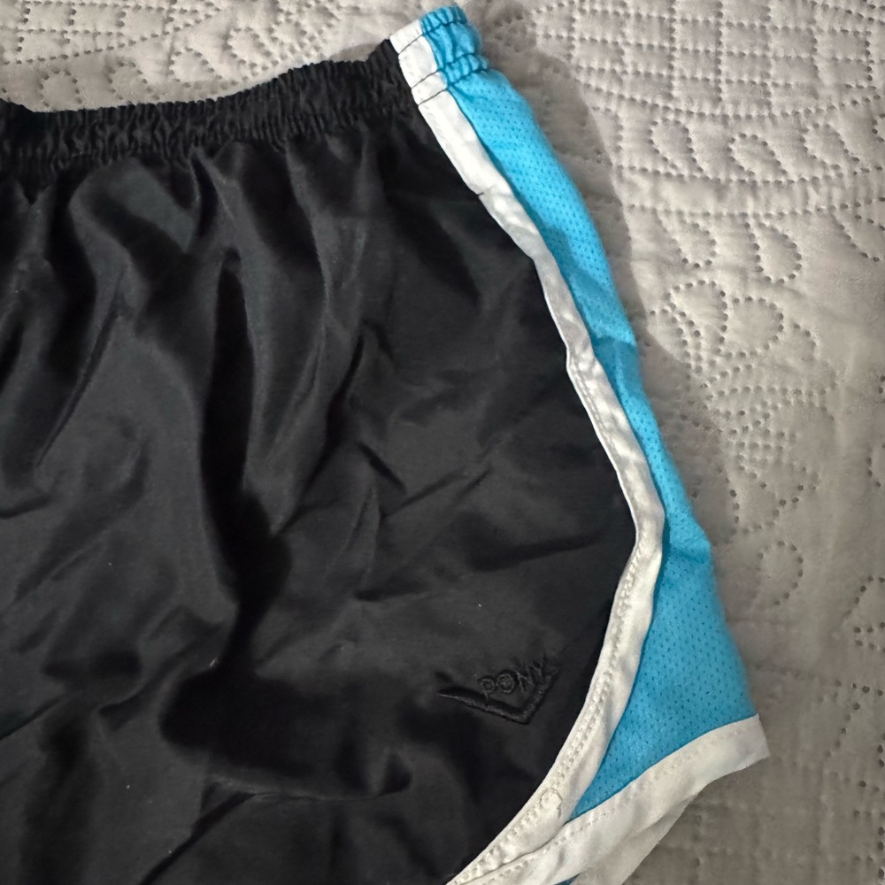PONY Black and Blue Athletic Shorts - Picture 3 of 5